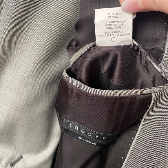 Theory Wool Suit Jacket & Pants - Picture 7 of 9